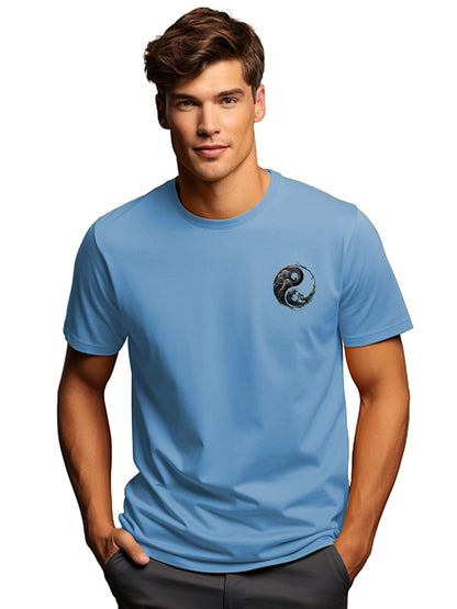 ADRO T-Shirts for MenChest Printed T-Shirt for MenCotton Tshirt for Men|RN24-STICK-YONG-SK