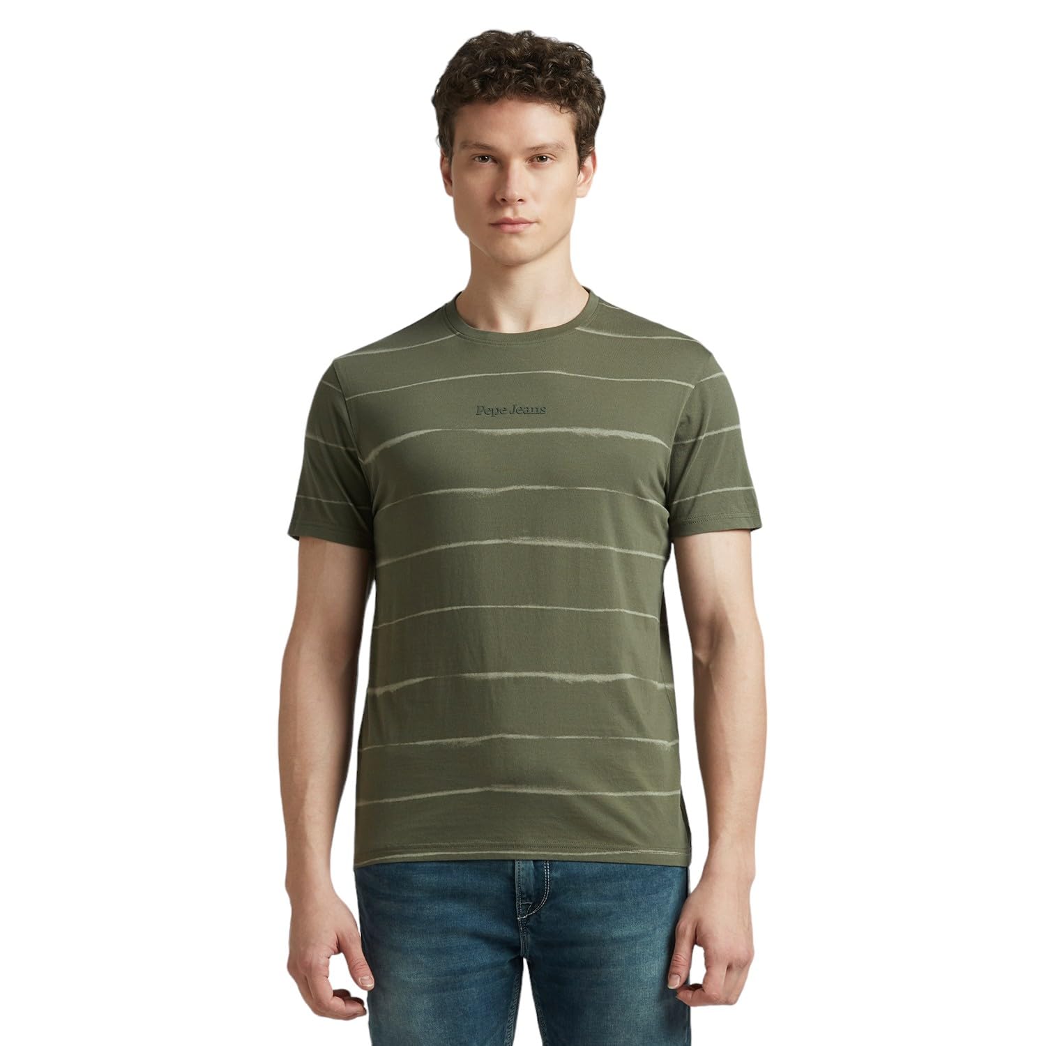 Pepe Jeans Men'S Slim Fit T-Shirt (Pm509815_Leaf Green