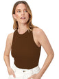 Toochki Womens Casual Sleeveless Solid Crop Top