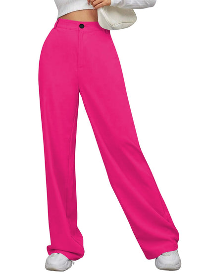 Toochki Trouser for Women | High Waist Trousers for Womens | Summer Track Pants | Casual Lycra Pant | Pink