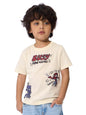The Souled Store Official Marvel : Saving The World Boys Short Sleeves Round Neck Green Graphic Printed Regular Fit Cotton T-Shi