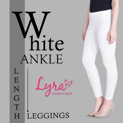 Lux Lyra Women's Skinny Fit Leggings White XL