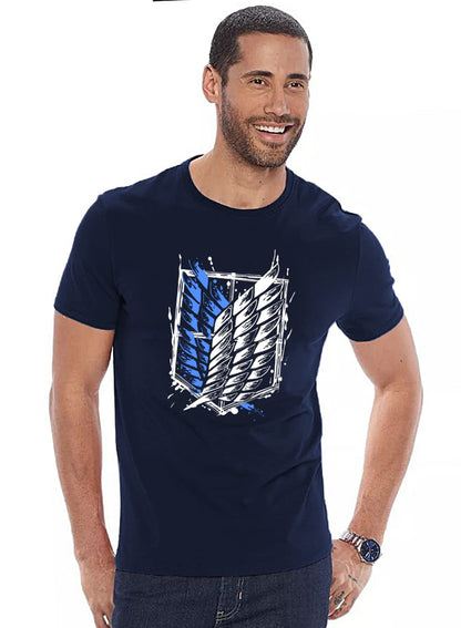 ADRO Mens Attack on Titan Cotton T-Shirt (2XL)