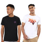 Bewakoof Mens Wander & Know Your Place Fool Printed 100% Cotton T-Shirts (Pack of 2) - Regular Fit, Round Neck, Half Sleeves_60