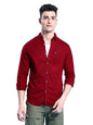 The Indian Garage Co Mens Slim Fit Solid Shirt