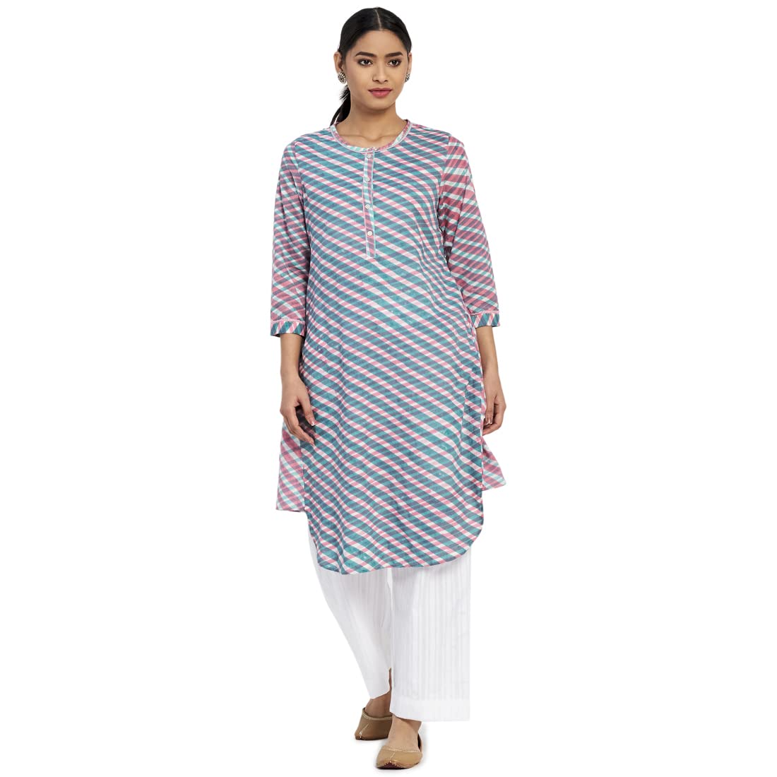 Fabindia WomenS Multi Cotton Kurta