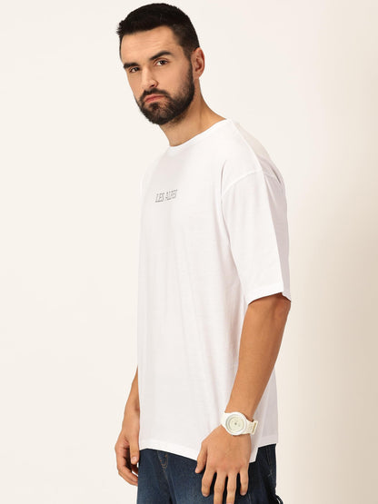Thomas Scott Mens Oversized Fit T-Shirt (TSKOversized_White Les Alpes