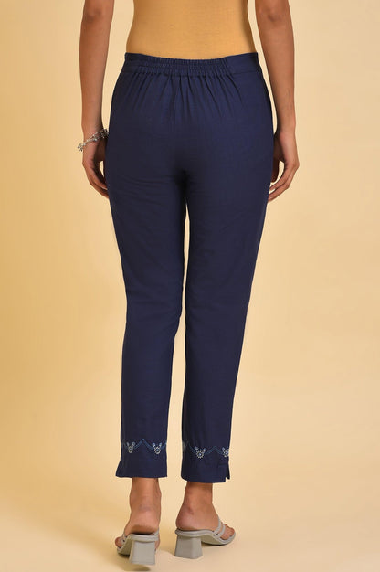 W Pure Cotton Strechable Slim Pants for Women | Pure Cotton Slim Pants for Women | Trousers for Women | W for Woman