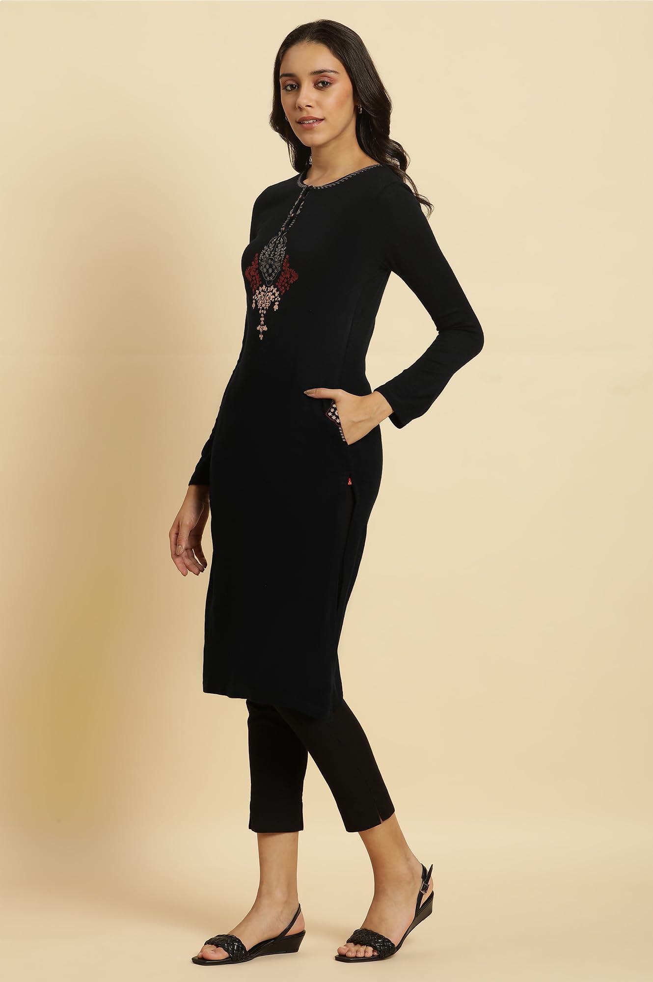 W for Woman Women's Winter Kurta