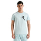 Pepe Jeans Nuwan Placement Print T-Shirt Pale Blue