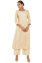 Soch Women Floral Yellow Rayon Kurta Set