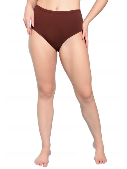 Shasmi Womens Super Combed Cotton Mid Low High Rise Coverage Hipster Full Briefs Breathable with Concealed Waistband Ladies Und