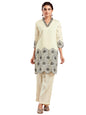 Selvia Co-Ords Set For Women|Silk Blend Kurti And Trouser Set|Ethnic Co-Ords Set For Women|Embroidery Two Piece Co-Ord Set(743Ct