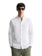 The Indian Garage Co Mens Relaxed Fit Textured Mandarin Collar Long Sleeves Resort Sweater