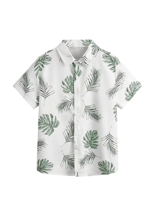 TAGAS Boys Regular Fit Shirt (BS-3001_Green(1)