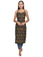 Patlani WomenS Micro Crepe Full Stitched Kurti. Black