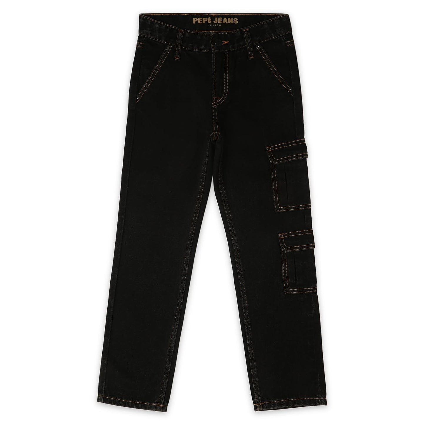 Pepe Jeans BoyS Relaxed Jeans (Pb202168Q01_Black Used