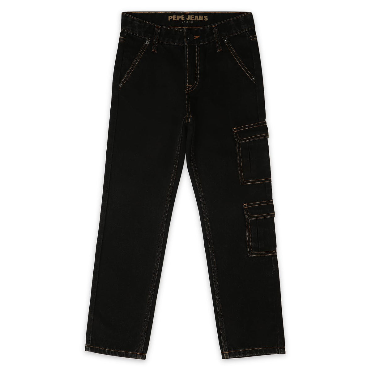 Pepe Jeans BoyS Relaxed Jeans (Pb202168Q01_Black Used