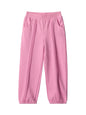 The Souled Store Solid Joggers: Rosy Pink Girls Drawstringed Regular Fit Cotton Joggers (2-8 Yrs)