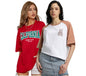 Juneberry Pure 100% Cotton Oversized Loose Baggy Fit Drop Shoulder Latest Aesthetic & Cool Graphic Prinred Half Sleeve T-Shirts