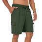 Nobero MenS Cargo Shorts (1M-Bwsh-R0082_Olive Green