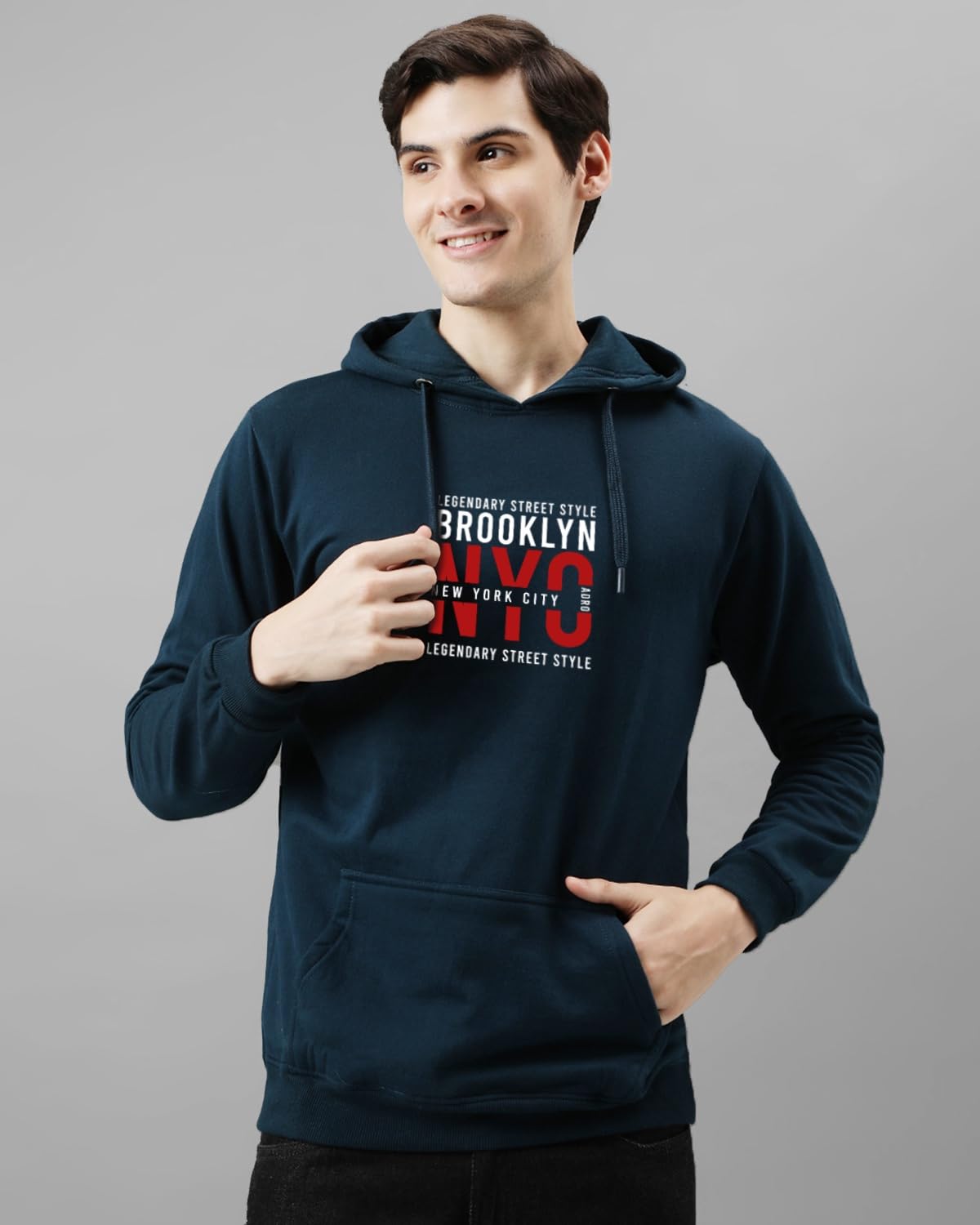 ADRO Hoodies for Men | Printed Hoodie for Men | Cotton Hoodie | Mens Hoodies | Sweatshirt for Men | Hooded Hoodie | H24-NYC