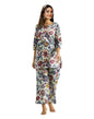 Toochki WomenS Multi Color Floral Printed Reyon Stitched Co-Ord Set Dress | Relaxed Fit For Women | Two Piece Set Kurta & Plazz