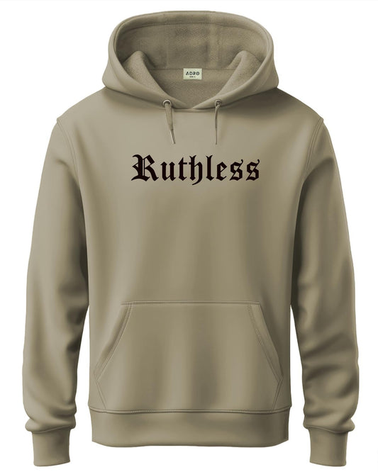 ADRO Mens Cotton Neck Hooded Sweatshirt (H24-RUTH-BE_Beige