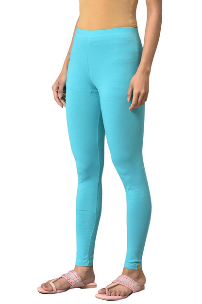 Aurelia Cotton Lycra Strechable Tights for Women | Ankle Length Leggings for Women | Cotton Leggings for Women | Lycra Leggings
