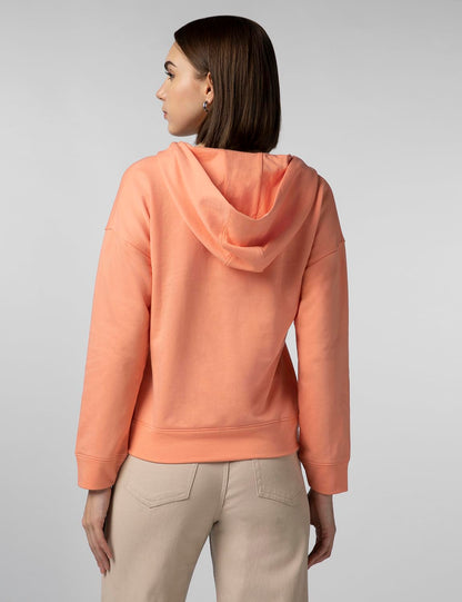 FYLTR Womens Drop Shoulder Hoodie with Lace Up Neck Detailing & Contrast Drawcord