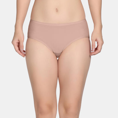 Zivame Womens Cotton Blend Classic Solid Hipster Panties (Pack of 3) (ZI28C0-Roeb Cho Fon B Bea_Roeb