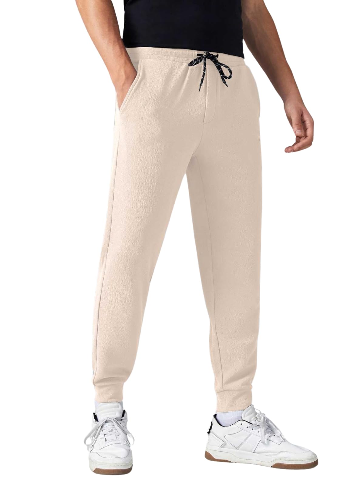 Greciilooks Regular Men Trouser (Gl-Tp-1102_Cream