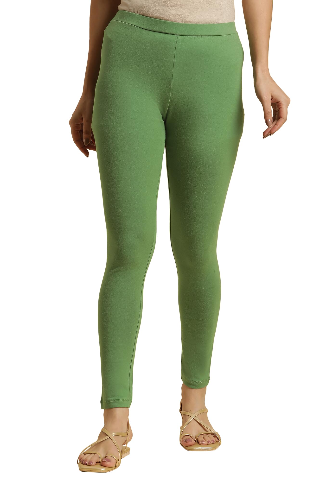W for Woman Womens Skinny Tight (23AUW60105-220166_Dark Olive Green