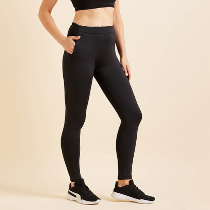 Sweet Dreams Womens Relaxed Casual Pants (LP-3908GV_Black