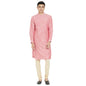 Fabindia MenS Cotton Solids Slim Kurta_Red_L