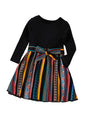 TAGAS Girls Dress || Girls Dress || Party Dress for Girls ||Fency Dress|| Frock || Girls Dress ||(KD) Black