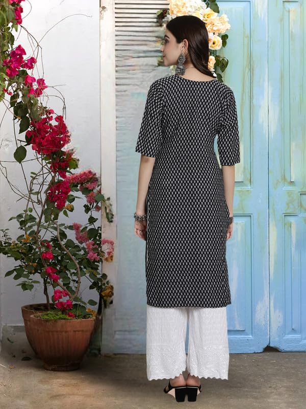 Pinkmint WomenS Crepe Kurti For WomenS Ethnic Printed Kurti For WomenS (Pack Of 5)
