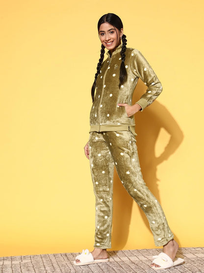 Sweet Dreams Women Printed Tracksuit