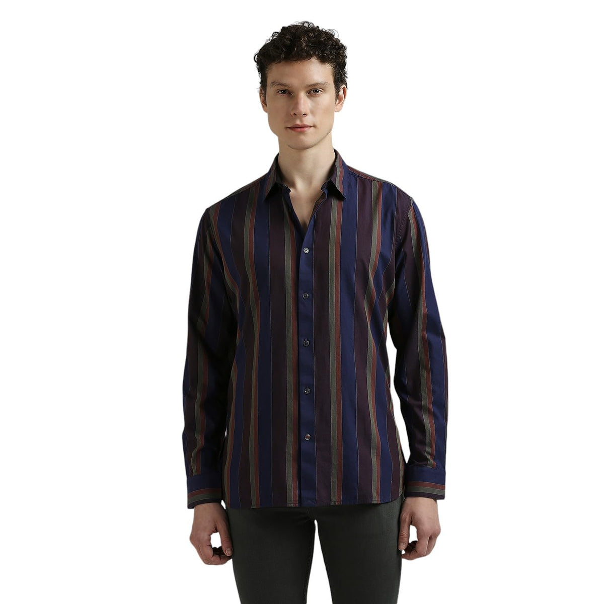 Pepe Jeans Men'S Regular Fit Shirt (Pm308931_Navy