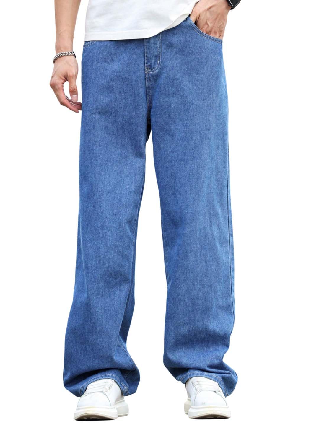 Kotty MenS Vintage Wash With A Modern Twist Faded Jeans(Blue,34)