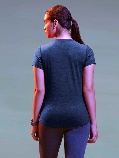 Lyra WomenS Rapid Dry Short Sleeve Breathable And Flexible Fit Active Top