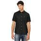 Pepe Jeans MenS Solid Regular Fit Shirt (Pm308260_Black