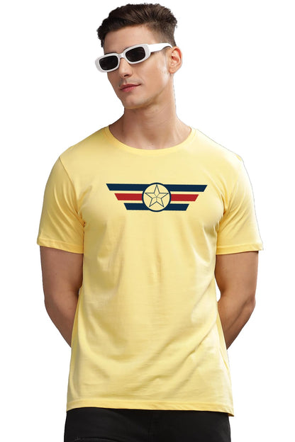 ADRO Tshirt for Men | Printed T Shirt for Men | 100% Cotton T-Shirt |Printed T Shirt | T-Shirts | RN24-CAP-LY