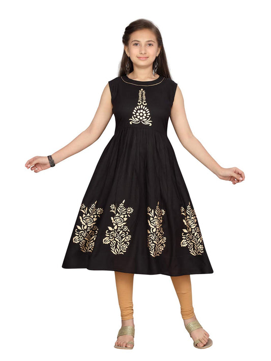 Aarika Girls Cotton Regular Fit Tunic Shirt