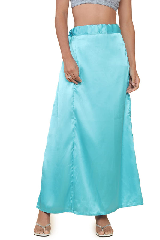 Soch LT Blue Satin Petticoat