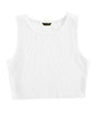 Toochki Tops for Woman | Spandex Top | Crop | Short | Western | for Jeans | Sleeveless | Stretchable | White