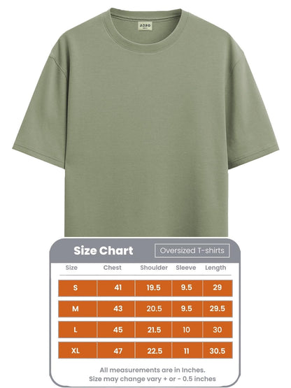 ADRO Oversize T Shirt for Men | Drop Shoulder Cotton T Shirt | Anime Oversize T-Shirt | Luffy T Shirt Gear 5| Trendy Front and B
