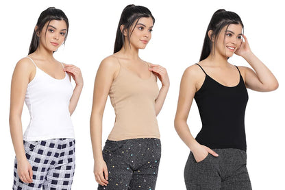 Lyra Women Pack Of 3 Camisoles