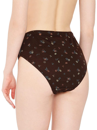 Rupa Womens Cotton Briefs Regular Solid Underwear (Pack of 5) (PR_PTY_PO5_Print