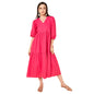 High Star Women'S Cotton Full-Length Maxi Dresses (Hswdrs23005_Mg_Magenta_Xxl)